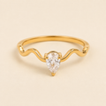 "Michelle" Gold Ring